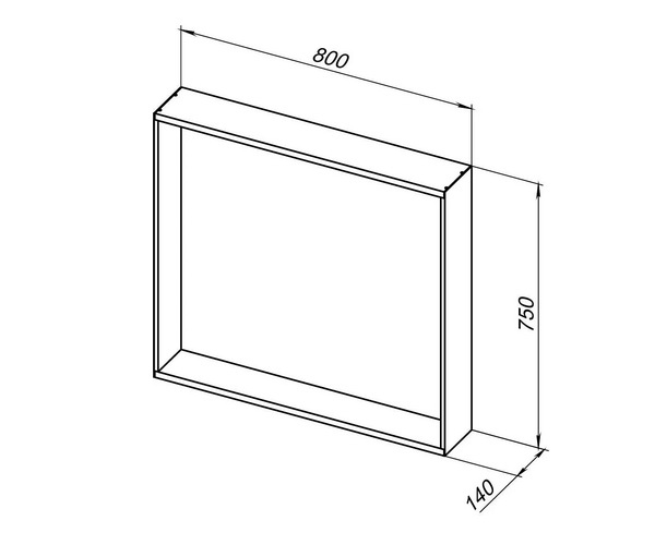 зеркало ALLEN BRAU REALITY 80